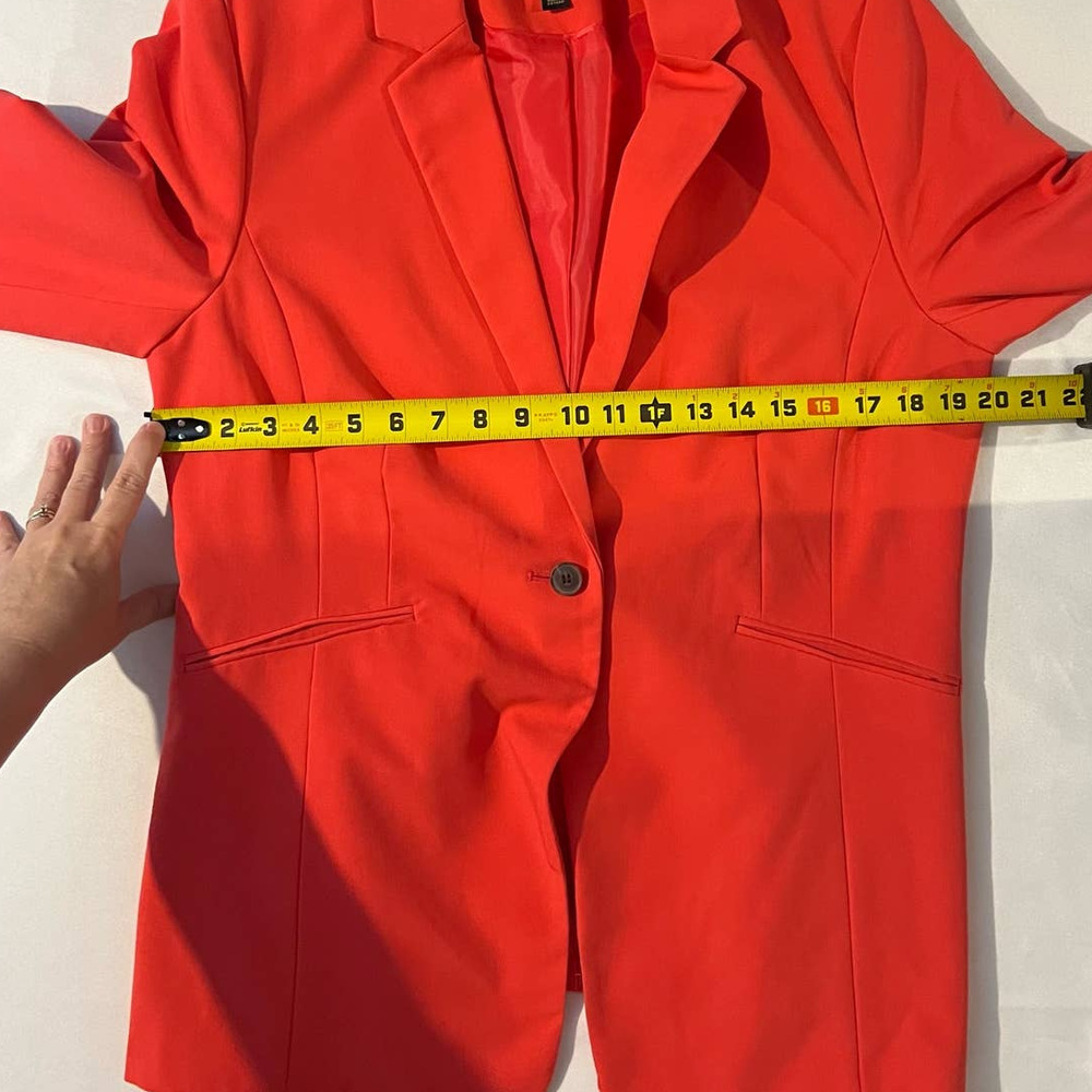 WORTHINGTON Women's Long Sleeve Button Front Professional Work Blazer Size L - Picture 10 of 11